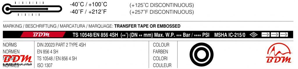 شیلنگ هیدرولیک 4SH